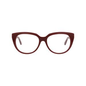 Balenciaga Round-Frame Acetate Optical Frames Red Womens